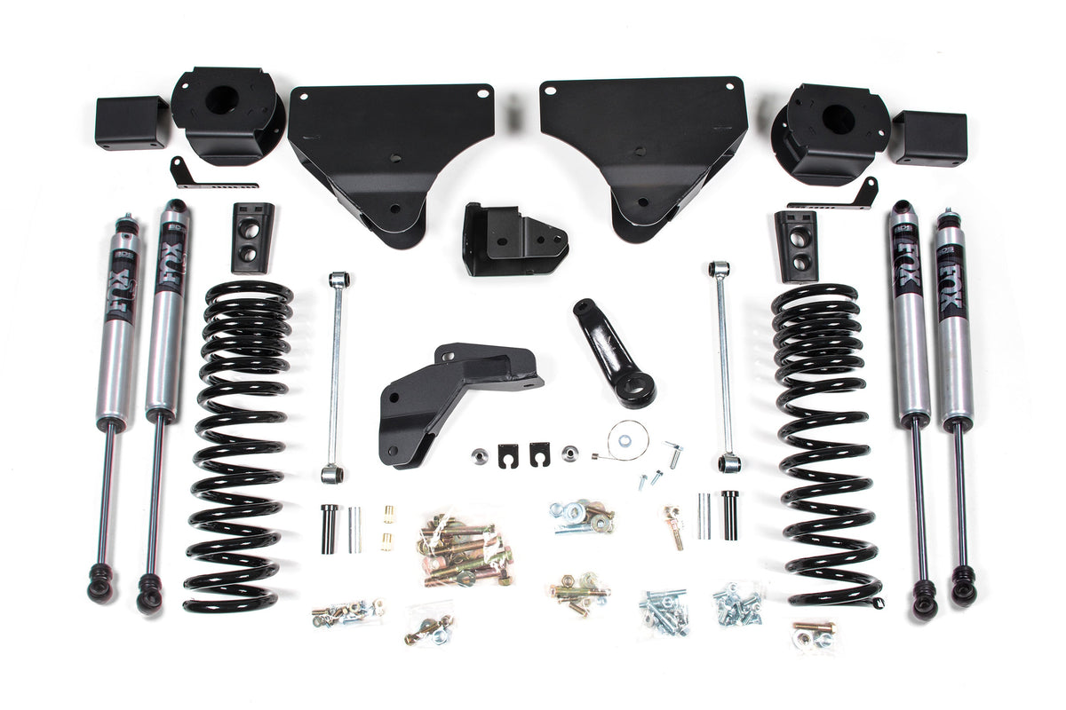 BDS Suspension 4 Inch Lift Kit Ram 2500 w/ Rear Air Ride 2014-2018 4WD Gas - FOX 2.0 Performance Series