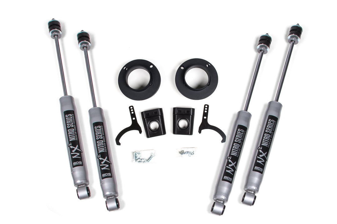 BDS Suspension 2 Inch Leveling Kit Ram 2500 w/ Rear Air Ride 2014-2027 4WD - NX2 Nitro Series