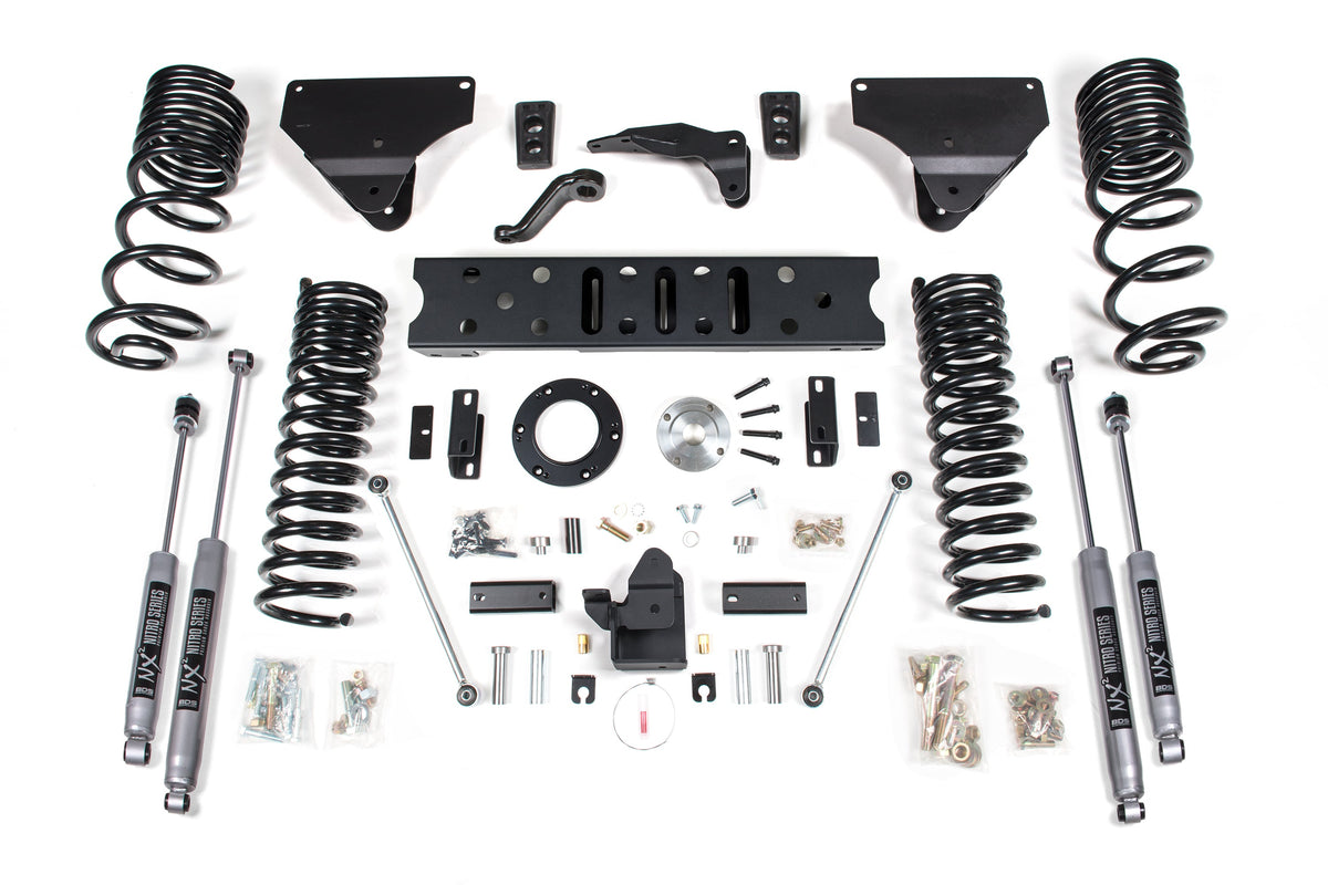 BDS Suspension 4 Inch Lift Kit Ram 2500 Power Wagon 2014-2018 4WD - NX2 Nitro Series