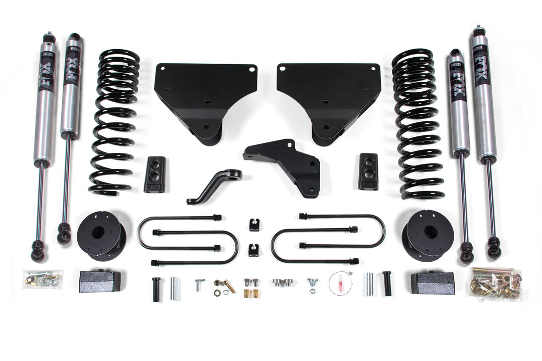 BDS Suspension 4 Inch Lift Kit Ram 3500 w/ Rear Air Ride 2013-2018 4WD Diesel - FOX 2.0 Performance Series
