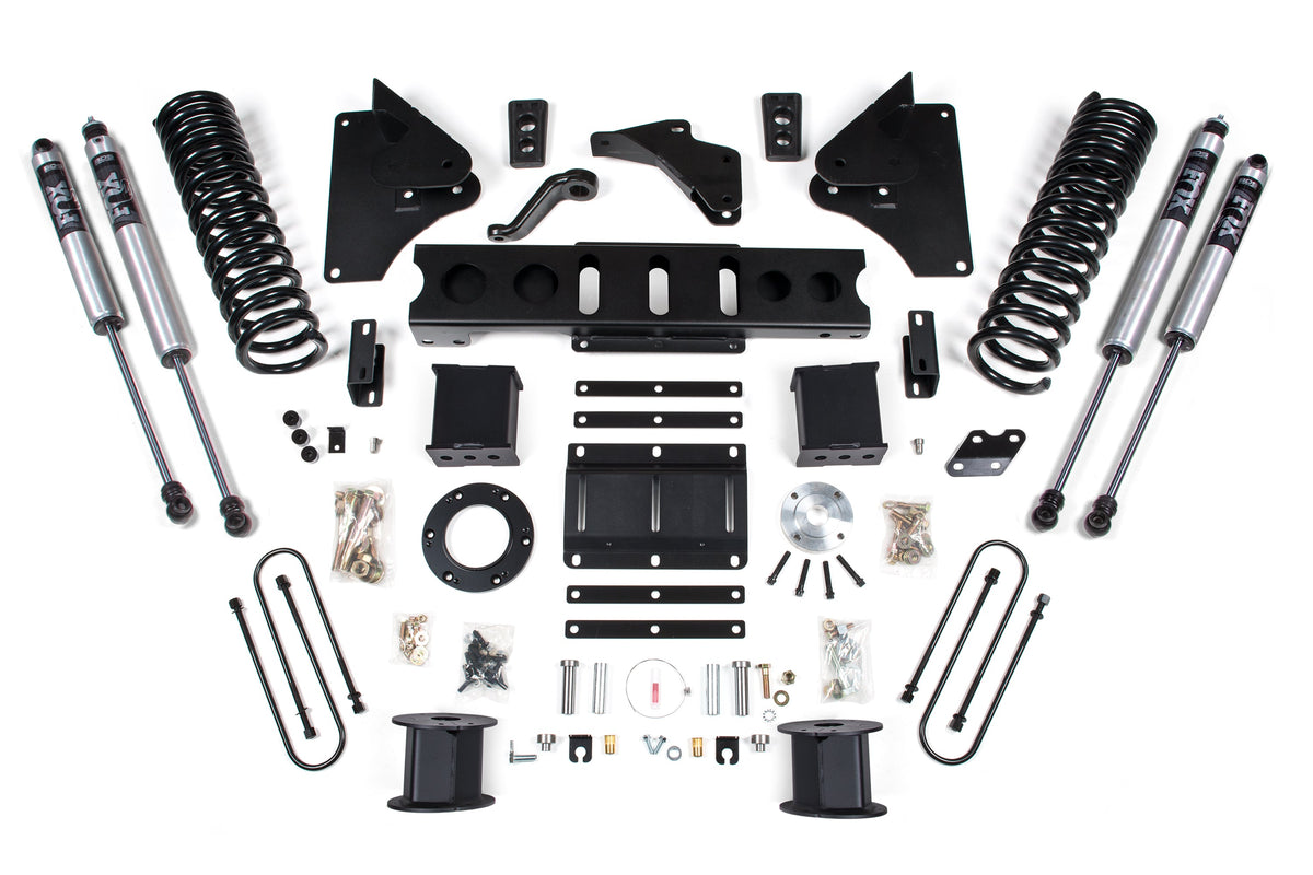 BDS Suspension 5.5 Inch Lift Kit Ram 3500 w/ Rear Air Ride 2013-2018 4WD Gas - FOX 2.0 Performance Series