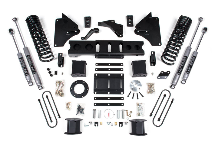 BDS Suspension 6 Inch Lift Kit Ram 3500 w/ Rear Air Ride 2013-2018 4WD Diesel - 6 Bolt / NX2 Nitro Series