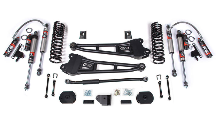 BDS Suspension 3 Inch Lift Kit w/ Radius Arm Ram 2500 2019-2024 4WD Diesel - FOX 2.5 Performance Elite