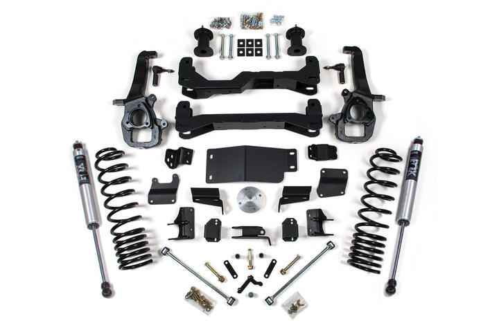 BDS Suspension 4 Inch Lift Kit Ram 1500 2019-2024 4WD - FOX 2.0 Performance Series / Standard