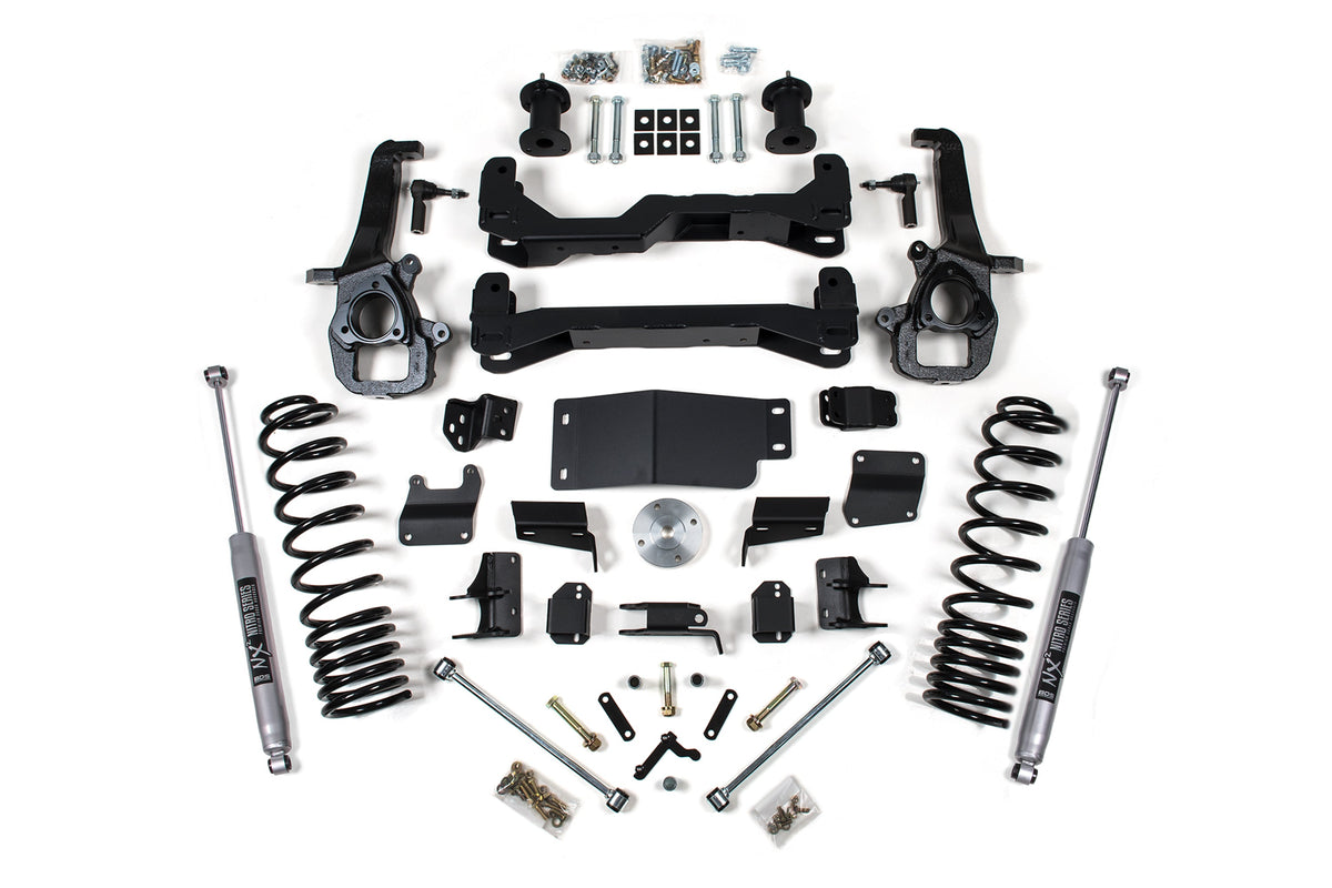 BDS Suspension 4 Inch Lift Kit Ram 1500 2019-2024 4WD - NX2 Nitro Series / Standard