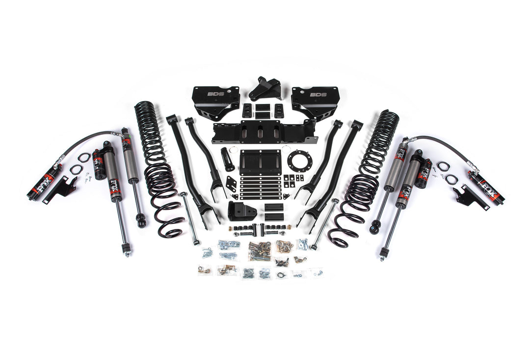 BDS Suspension 4 Inch Lift Kit w/ 4-Link Ram 2500 2019-2024 4WD Diesel - FOX 2.5 Performance Elite