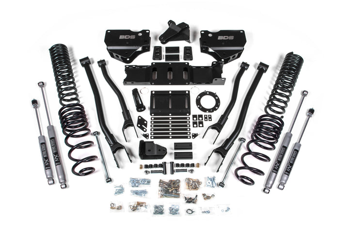 BDS Suspension 4 Inch Lift Kit w/ 4-Link Ram 2500 2019-2027 4WD Gas - NX2 Nitro Series