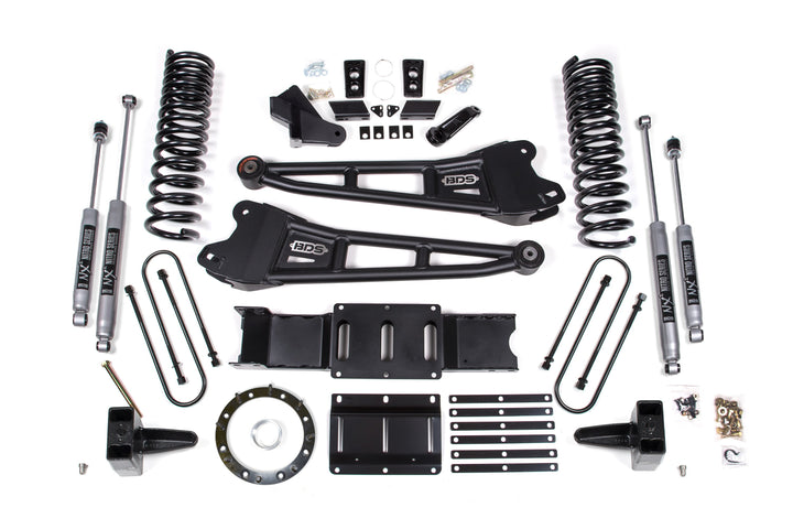 BDS Suspension 6 Inch Lift Kit w/ Radius Arm Ram 3500 2019-2024 4WD Diesel