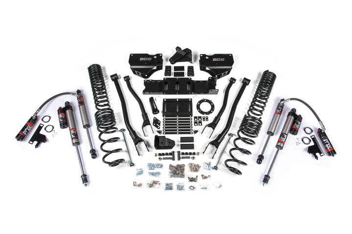 BDS Suspension 5.5 Inch Lift Kit w/ 4-Link Ram 2500 2019-2027 4WD Gas - FOX 2.5 Performance Elite