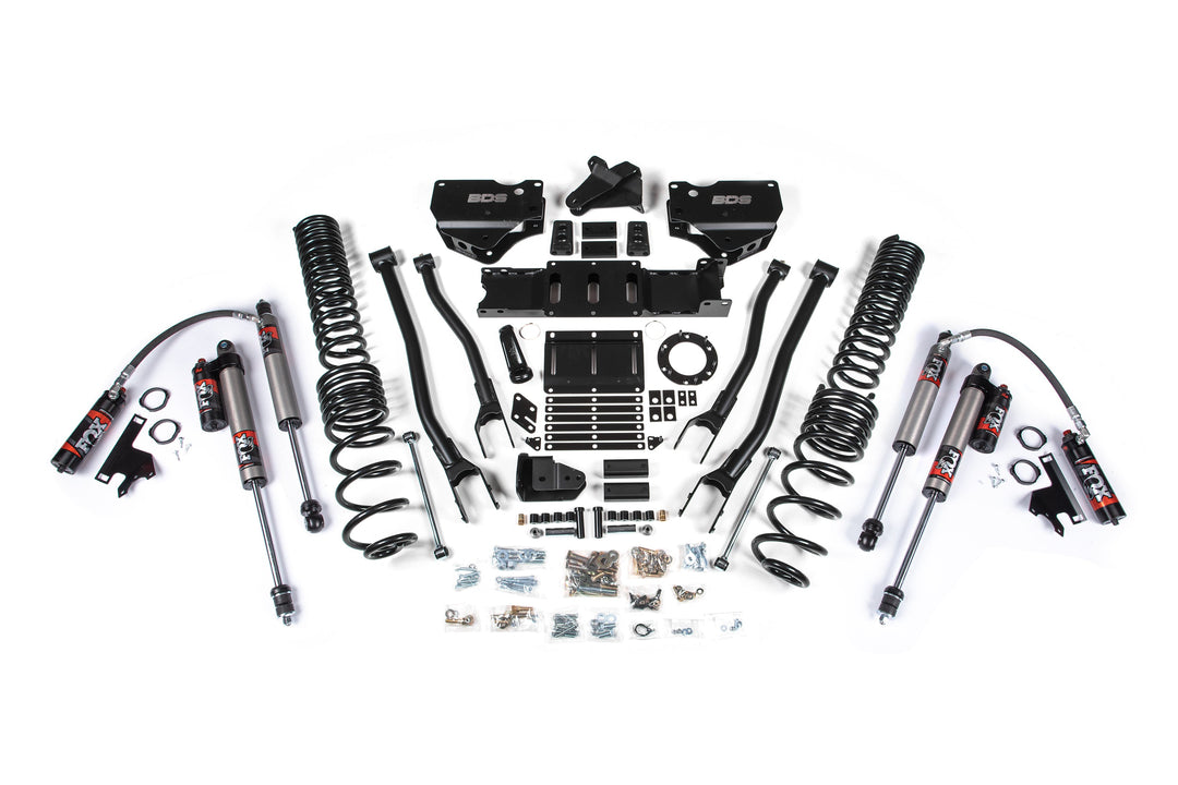 BDS Suspension 6 Inch Lift Kit w/ 4-Link Ram 2500 2019-2024 4WD Diesel - FOX 2.5 Performance Elite