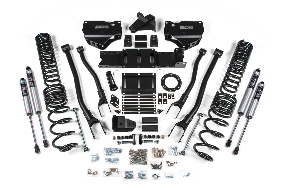 BDS Suspension 5.5 Inch Lift Kit w/ 4-Link Ram 2500 2019-2027 4WD Gas - FOX 2.0 Performance Series