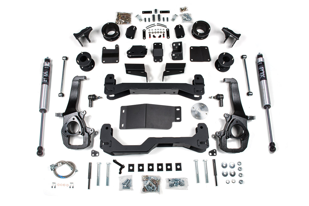 BDS Suspension 4 Inch Lift Kit Ram 1500 w/ Air Ride 2019-2024 4WD - FOX 2.0 Performance Series / Standard