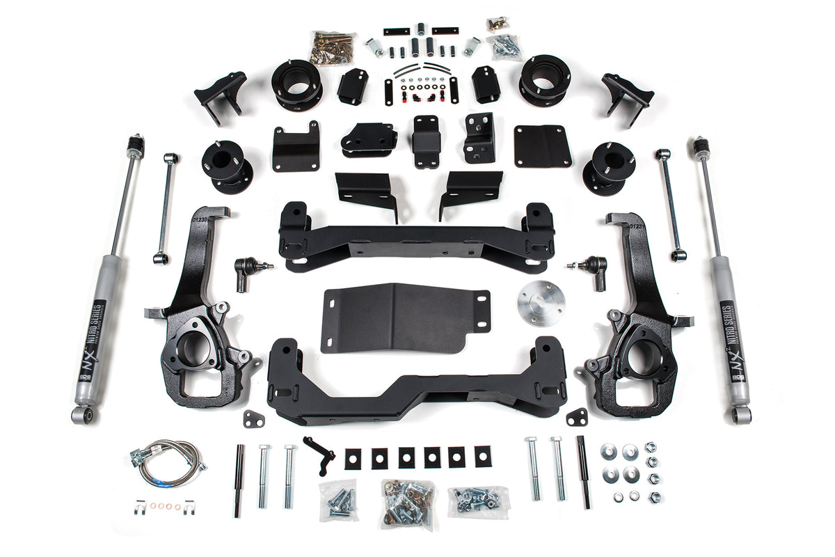 BDS Suspension 4 Inch Lift Kit Ram 1500 w/ Air Ride 2019-2024 4WD - NX2 Nitro Series / Standard