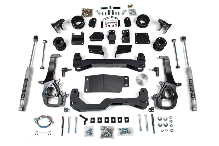 BDS Suspension 4 Inch Lift Kit Ram 1500 w/ Air Ride 2019-2024 4WD - NX2 Nitro Series / Standard