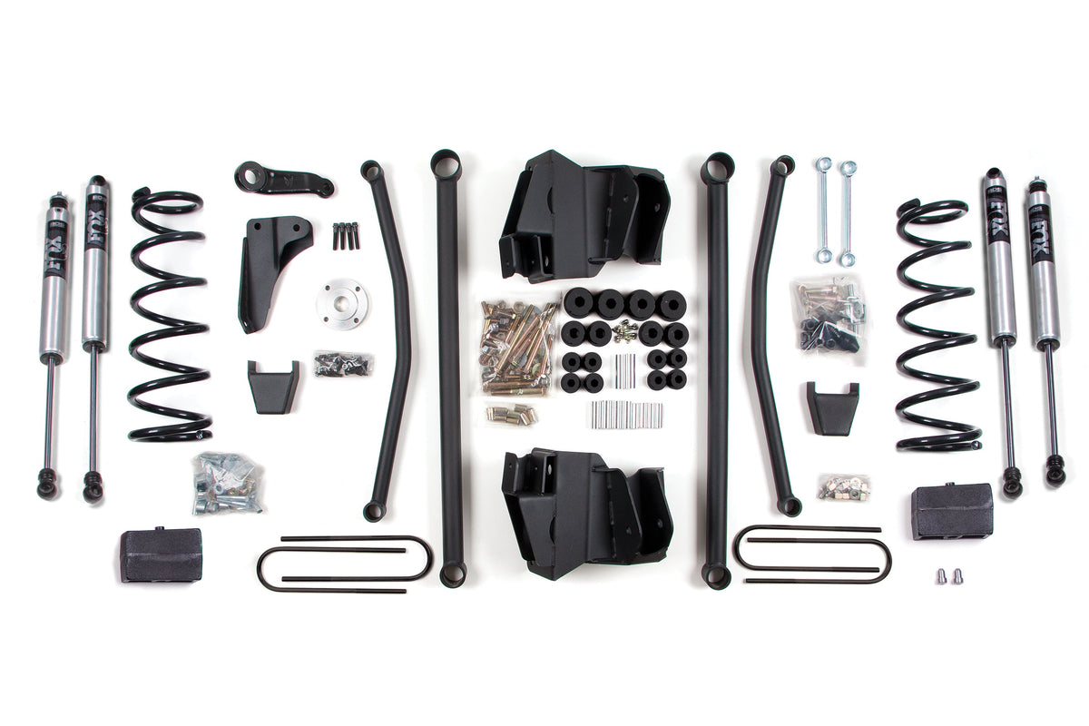 BDS Suspension 8 Inch Lift Kit Long Arm Dodge Ram 2500/3500 2003-2007 4WD Diesel - Block Kit with 4 Inch Axle / FOX 2.0 Performance Series / Manual