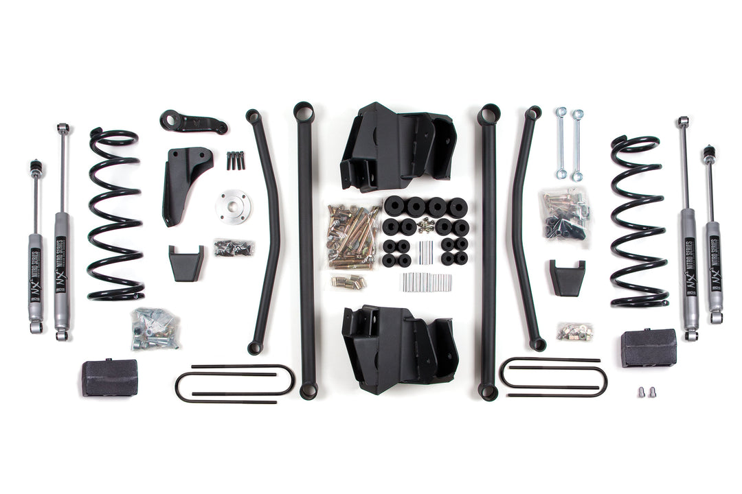 BDS Suspension 8 Inch Lift Kit Long Arm Dodge Ram 2500/3500 2003-2007 4WD Diesel - Block Kit with 4 Inch Axle / NX2 Nitro Series / Manual