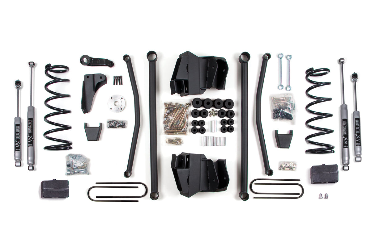 BDS Suspension 8 Inch Lift Kit Long Arm Dodge Ram 2500/3500 2003-2007 4WD Diesel - Block Kit with 4 Inch Axle / NX2 Nitro Series / Manual
