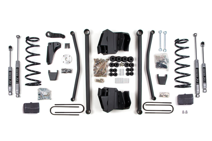 BDS Suspension 8 Inch Lift Kit Long Arm Dodge Ram 2500/3500 2003-2007 4WD Diesel - Block Kit with 4 Inch Axle / NX2 Nitro Series / Manual