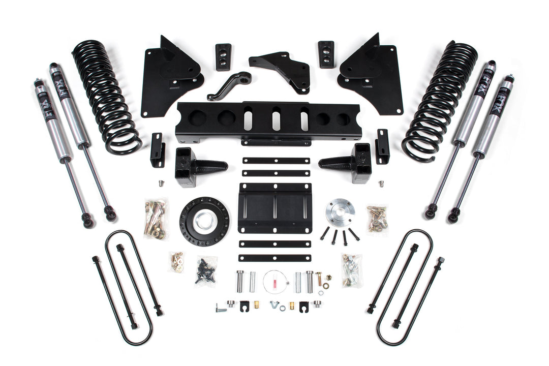BDS Suspension 6 Inch Lift Kit Ram 3500 2013-2018 4WD Diesel - 5 Inch Block Kit – 8 Bolt – FOX 2.0 Performance Series