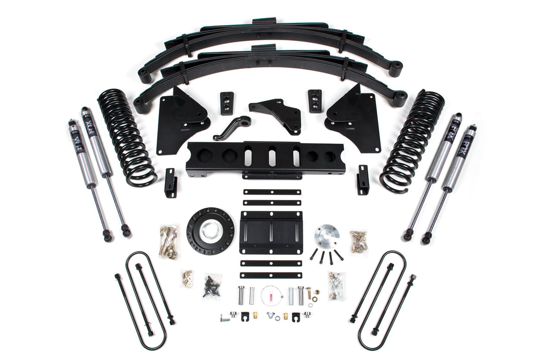 BDS Suspension 6 Inch Lift Kit Ram 3500 2013-2018 4WD Diesel - Leaf Springs – 8 Bolt – FOX 2.0 Performance Series
