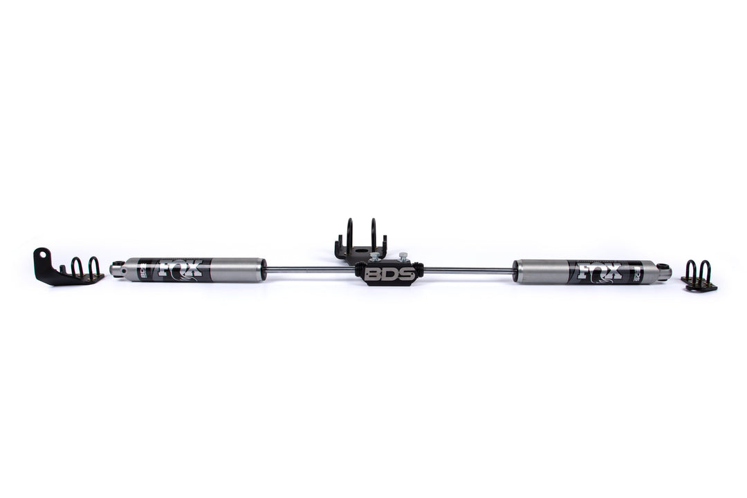 BDS Suspension Dual Steering Stabilizer Kit w/ FOX 2.0 Performance Shocks Dodge Ram 1500 1994-2001 and 2500 1994-2002 4WD