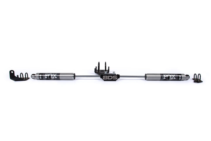 BDS Suspension Dual Steering Stabilizer Kit w/ FOX 2.0 Performance Shocks Dodge Ram 1500 1994-2001 and 2500 1994-2002 4WD