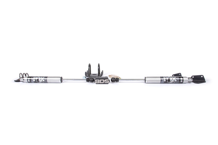 BDS Suspension Dual Steering Stabilizer Kit w/ FOX 2.0 Performance Shocks T-Style Steering Dodge Ram 2500 2008-2013 and 3500 2008-2012 4WD
