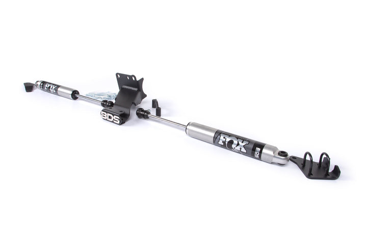 BDS Suspension Dual Steering Stabilizer Kit w/ FOX 2.0 Performance Shocks T-Style Steering Ram 2500 2014-2018 and 3500 2013-2018 4WD