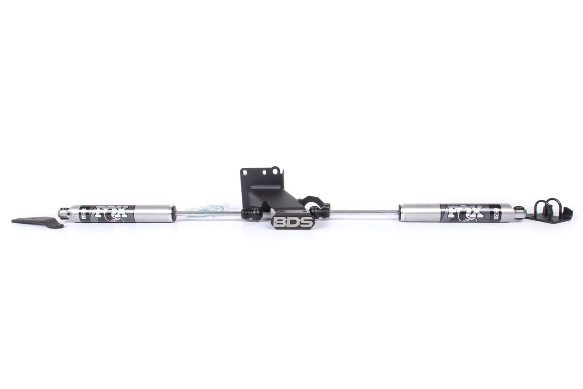 BDS Suspension Dual Steering Stabilizer Kit w/ FOX 2.0 Performance Shocks T-Style Steering Ram 2500 2019-2027 and 3500 2019-2027 4WD