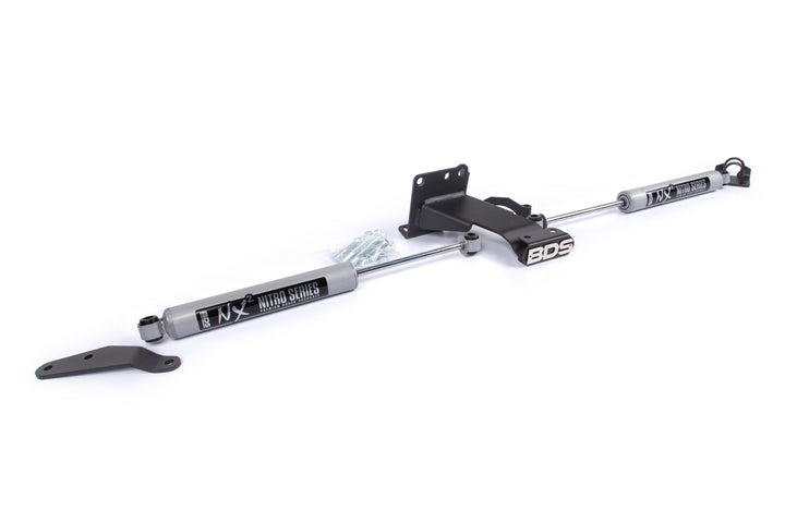 BDS Suspension Dual Steering Stabilizer Kit w/ NX2 Shocks Ram 2500 2014-2018 and 3500 2013-2018 4WD