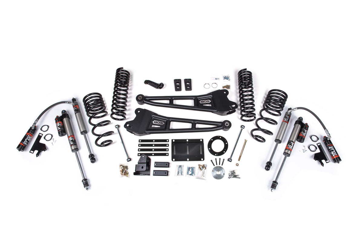 BDS Suspension 6 Inch Lift Kit w/ Radius Arm Ram 2500 2014-2018 4WD Diesel - FOX 2.5 Performance Elite