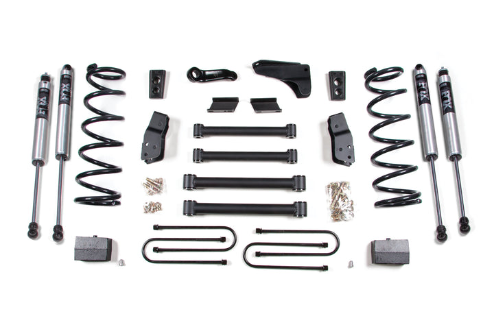 BDS Suspension 6 Inch Lift Kit Dodge Ram 2500 2009-2013/3500 2009-2012 4WD Diesel - Block Kit – 3-1/2 Inch Axle / FOX 2.0 Performance Series