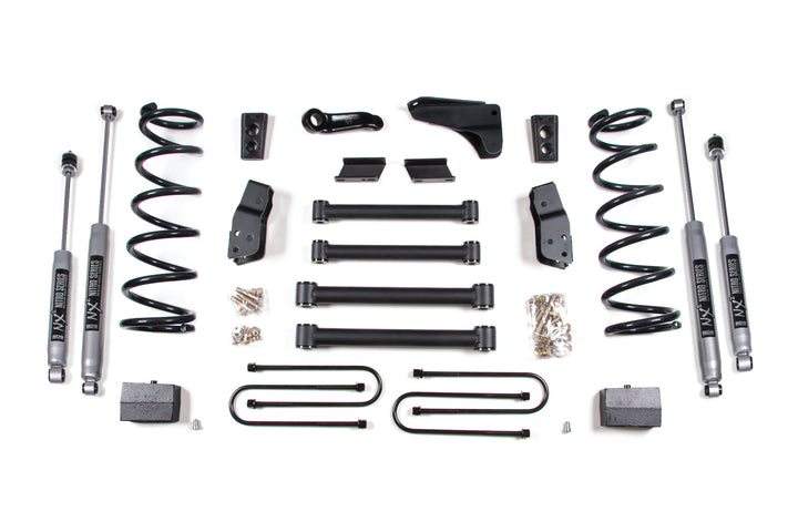 BDS Suspension 6 Inch Lift Kit Dodge Ram 2500 2009-2013/3500 2009-2012 4WD Diesel - Block Kit – 3-1/2 Inch Axle / NX2 Nitro Series