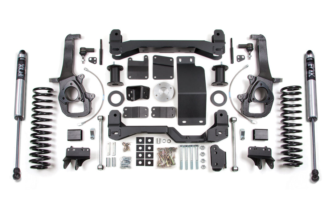 BDS Suspension 6 Inch Lift Kit Dodge Ram 1500 2009-2011 4WD - 5 Inch Coil Springs – FOX 2.0 Performance Series