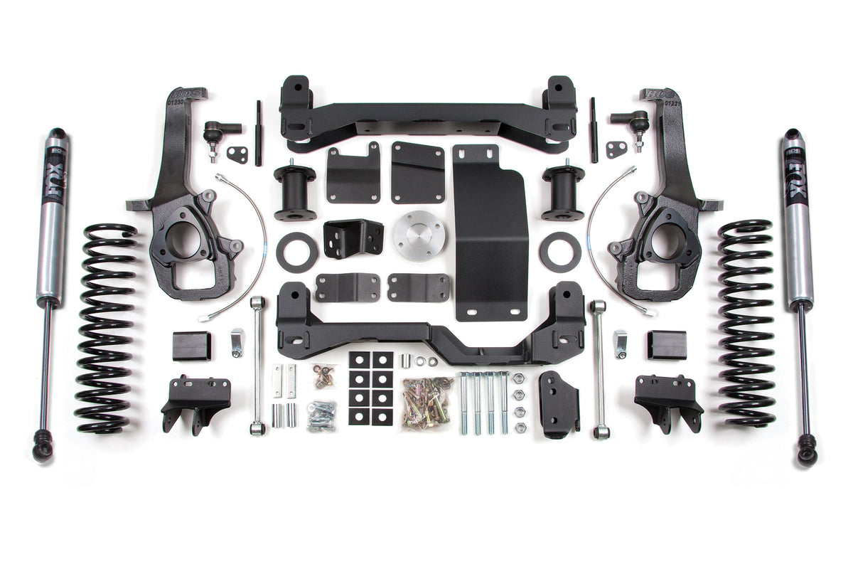 BDS Suspension 6 Inch Lift Kit Dodge Ram 1500 2009-2011 4WD - 5 Inch Coil Springs – FOX 2.0 Performance Series