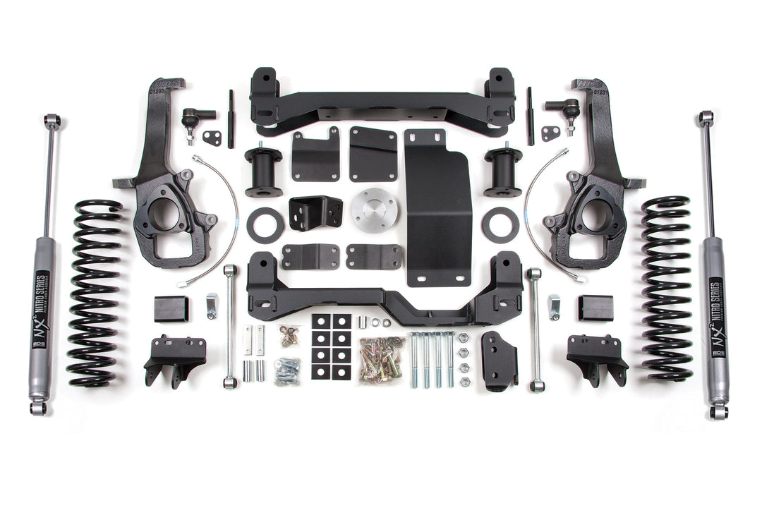 BDS Suspension 6 Inch Lift Kit Dodge Ram 1500 2009-2011 4WD - 5 Inch Coil Springs – NX2 Nitro Series