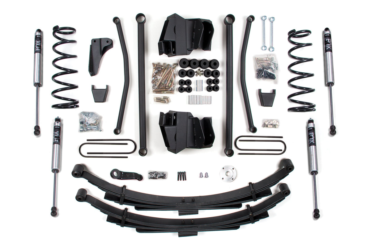 BDS Suspension 6 Inch Lift Kit Long Arm Dodge Ram 2500 2009-2013/Ram 3500 2009-2012 4WD Diesel - Block Kit – 3-1/2 Inch Axle / FOX 2.0 Performance Series