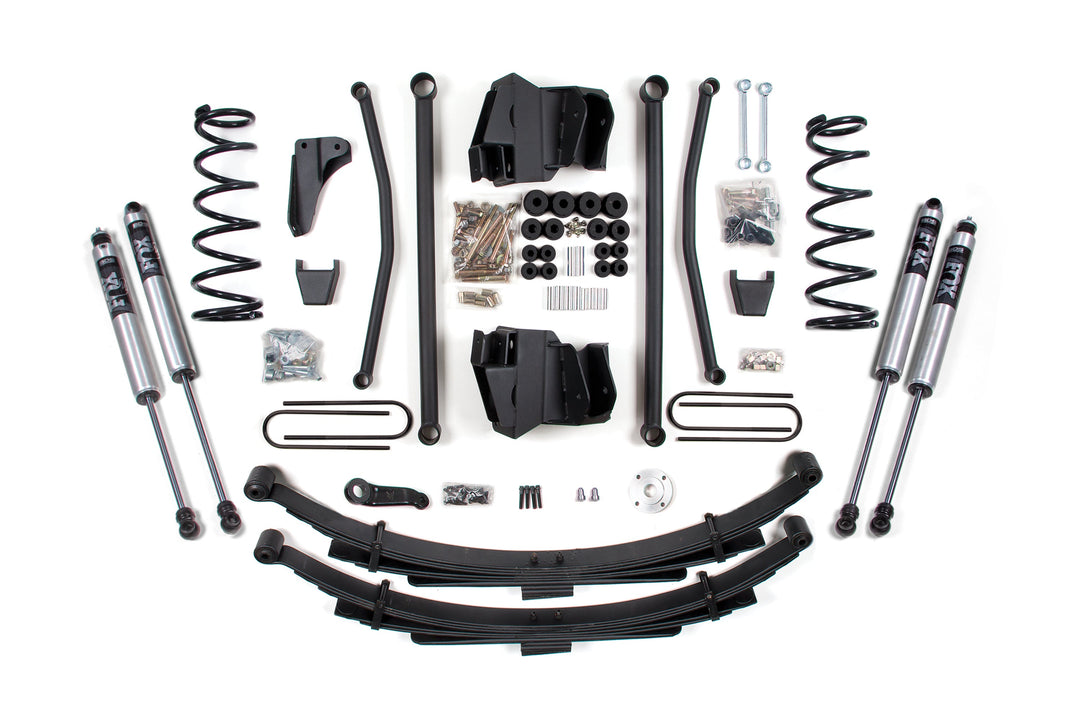 BDS Suspension 8 Inch Lift Kit Long Arm Dodge Ram 2500/3500 2003-2007 4WD Diesel - Leaf Springs with 3-1/2 Inch Axle / FOX 2.0 Performance Series / Automatic