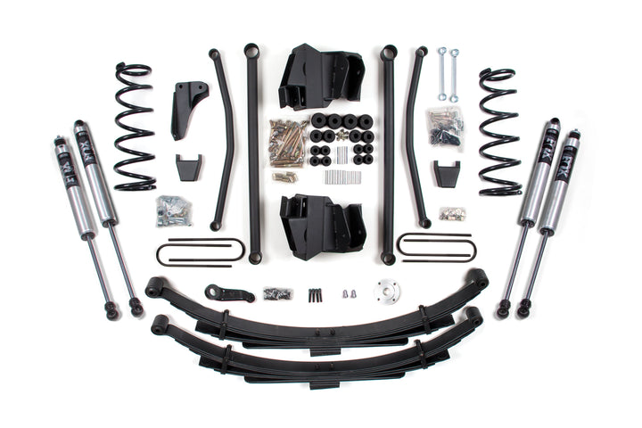 BDS Suspension 8 Inch Lift Kit Long Arm Dodge Ram 2500/3500 2008 4WD Diesel - Leaf Springs with 3-1/2 Inch Axle / FOX 2.0 Performance Series / Automatic