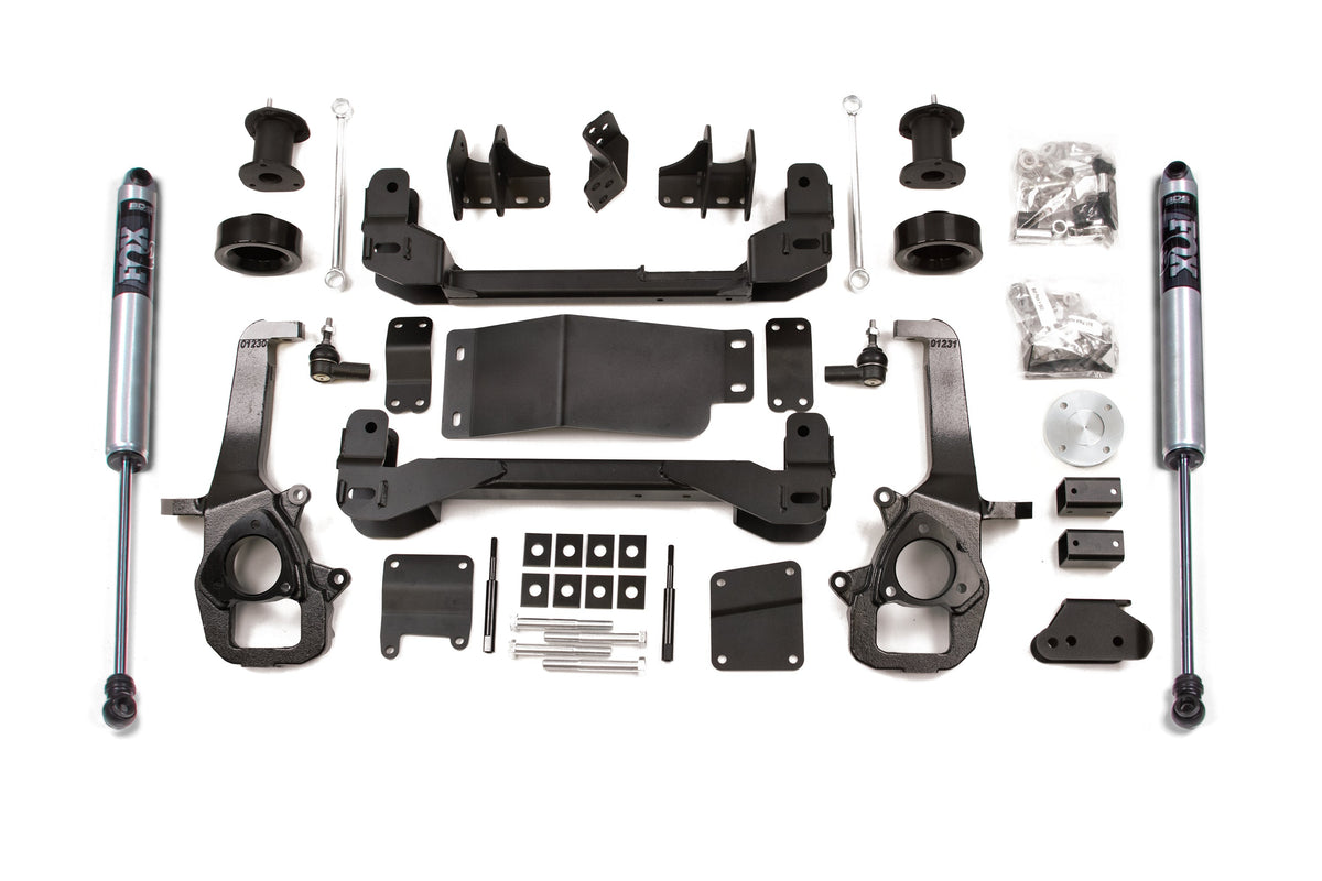 BDS Suspension 4 Inch Lift Kit Dodge Ram 1500 2009-2011 4WD - 2 Inch Coil Spacer / FOX 2.0 Performance Series