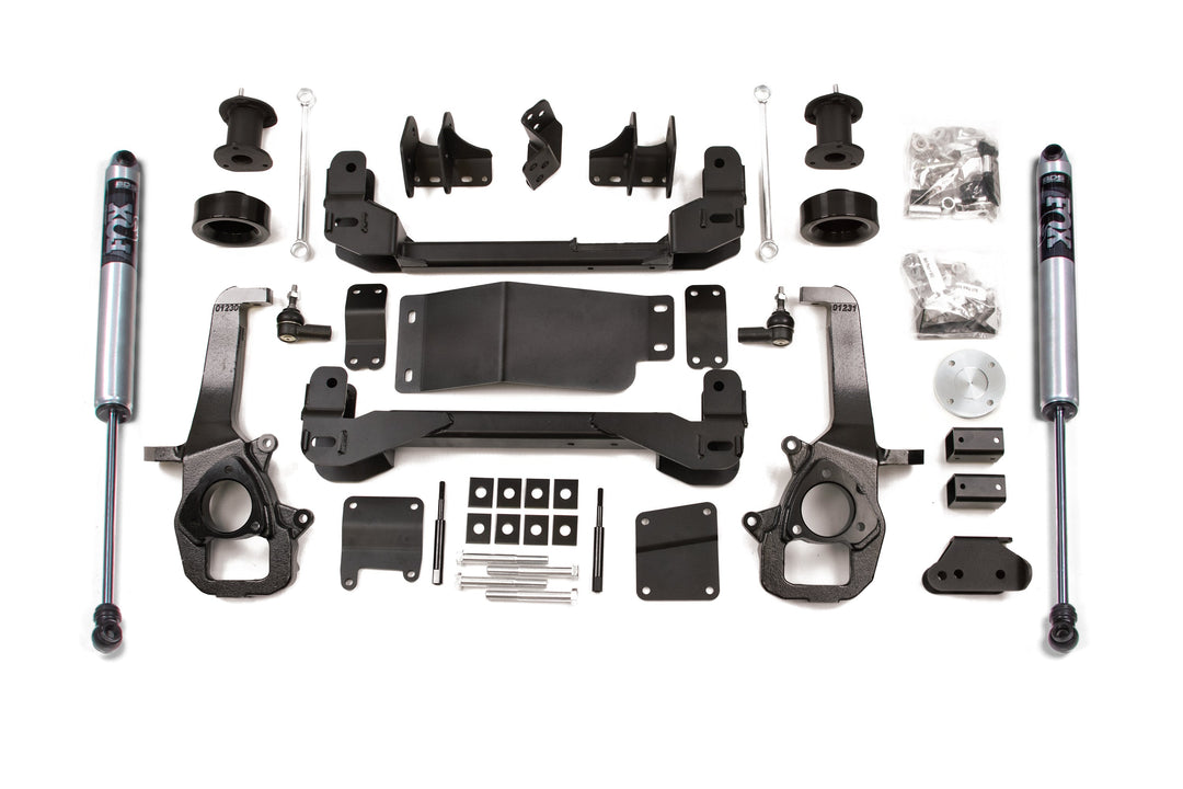 BDS Suspension 4 Inch Lift Kit Ram 1500 2013-2018 4WD - 2 Inch Coil Spacer / FOX 2.0 Performance Series