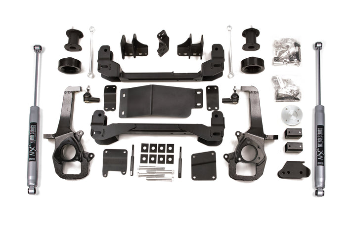 BDS Suspension 4 Inch Lift Kit Ram 1500 2013-2018 4WD - 2 Inch Coil Spacer / NX2 Nitro Series