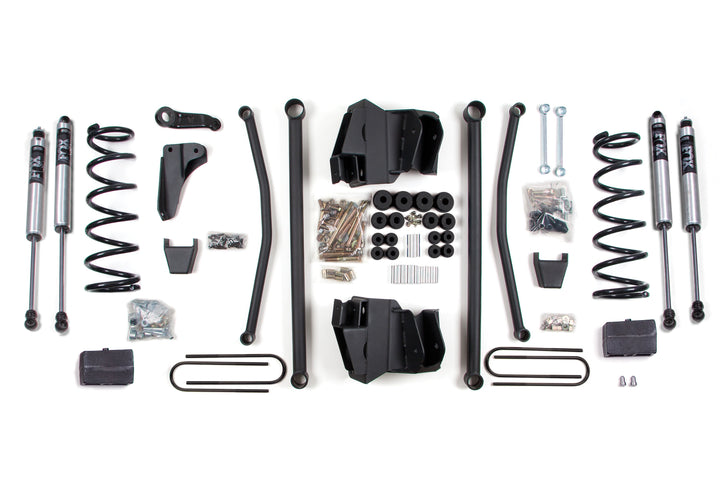 BDS Suspension 4 Inch Lift Kit Long Arm Dodge Ram 2500 Power Wagon 2005-2007 4WD Gas - Block Kit – 3-1/2 Inch Axle / FOX 2.0 Performance Series
