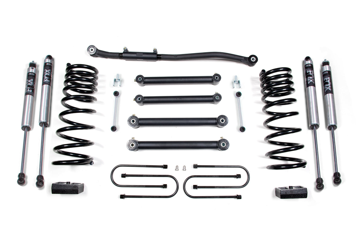 BDS Suspension 3 Inch Lift Kit Dodge Ram 2500 2003-2013 & 3500 2003-2012 4WD Diesel - 4 Inch Axle / FOX 2.0 Performance Series
