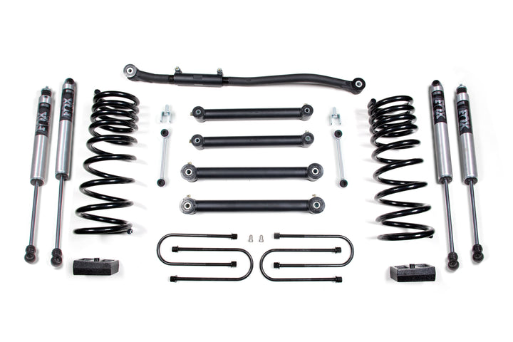 BDS Suspension 3 Inch Lift Kit Dodge Ram 2500 2003-2013 &amp; 3500 2003-2012 4WD Diesel - 4 Inch Axle / FOX 2.0 Performance Series