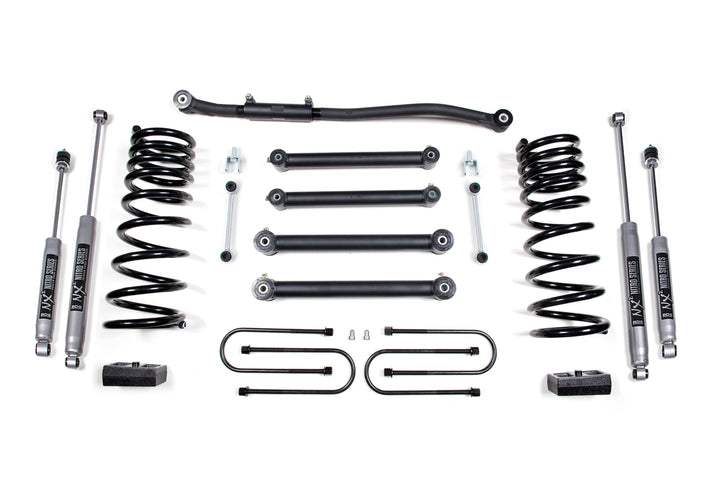 BDS Suspension 3 Inch Lift Kit Dodge Ram 2500 2003-2013 &amp; 3500 2003-2012 4WD Diesel - 4 Inch Axle / NX2 Nitro Series