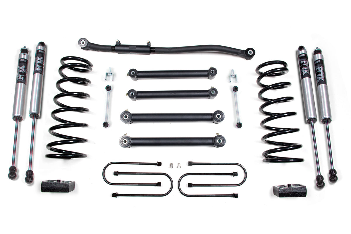 BDS Suspension 3 Inch Lift Kit Dodge Ram 2500 2003-2013 & 3500 2003-2012 4WD Gas - 4 Inch Axle / FOX 2.0 Performance Series