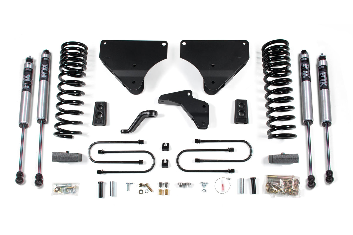 BDS Suspension 4 Inch Lift Kit Ram 3500 2013-2018 4WD Gas - 3 Inch Block Kit / FOX 2.0 Performance Series