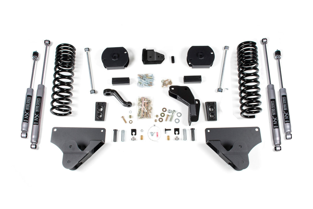 BDS Suspension 4 Inch Lift Kit Ram 2500 2014-2018 4WD Diesel - Coil Spacers / NX2 Nitro Series
