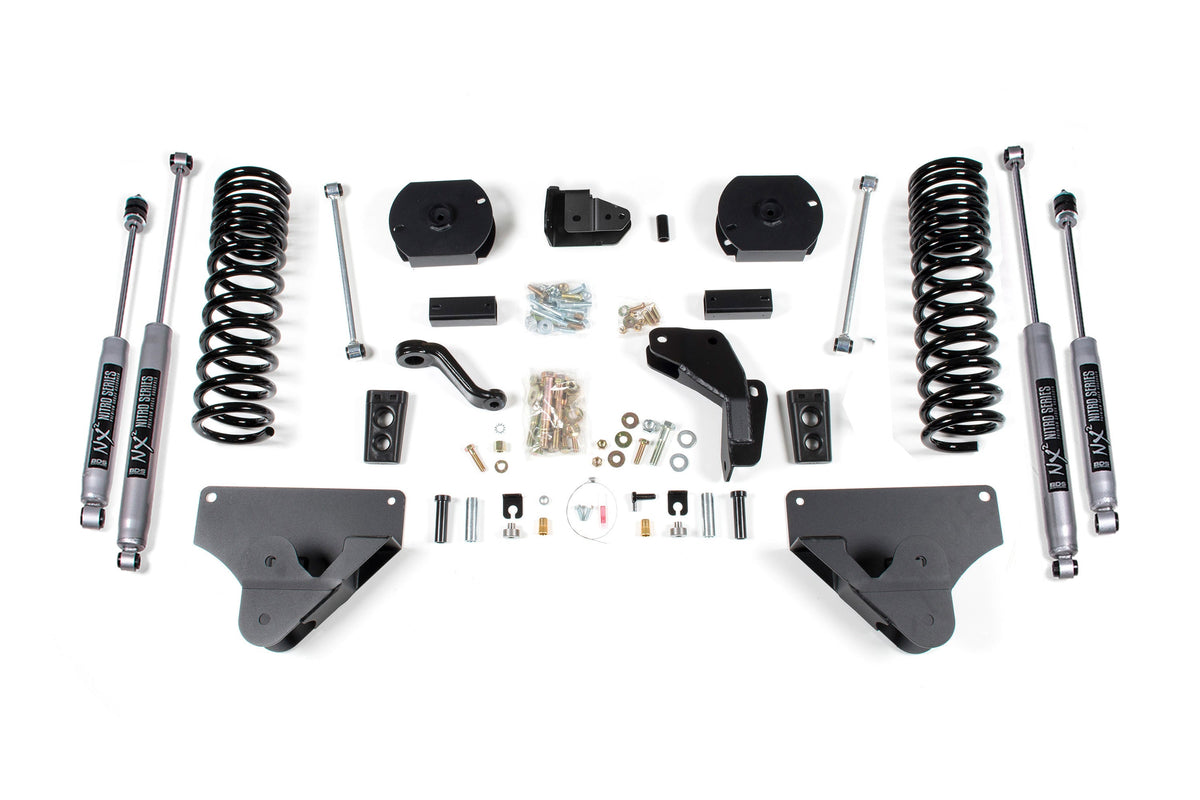 BDS Suspension 4 Inch Lift Kit Ram 2500 2014-2018 4WD Diesel - Coil Spacers / NX2 Nitro Series